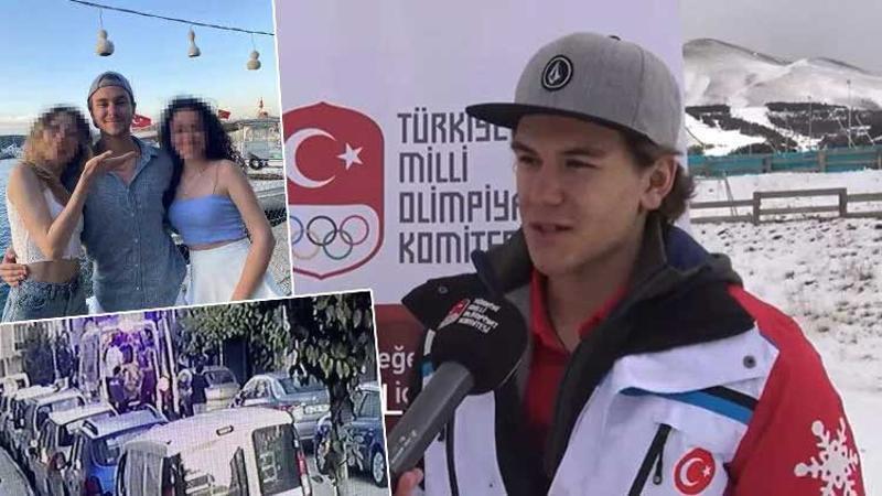 Milli Kayak sporcusu ve Türkiye Şampiyonu Kaan Şamgül'ün şüpheli ölümü kamerada