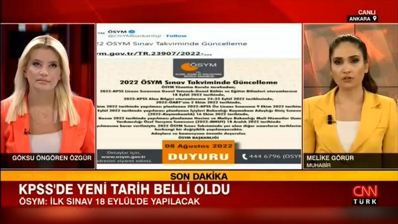 KPSS'de yeni takvim belli oldu