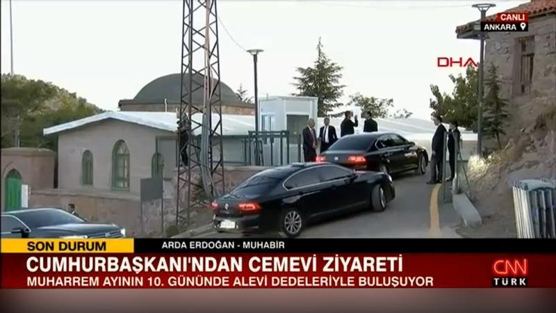 Cumhurbaşkanı Erdoğan'dan Hüseyin Gazi Cemevi'ne kritik ziyaret