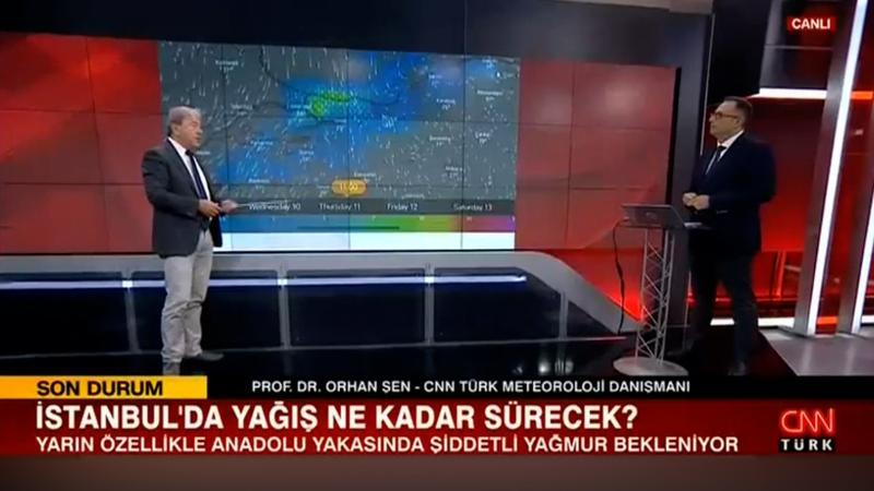 İstanbul'da sağanak yağış uyarısı