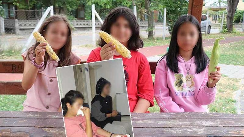 Bahçesinden mısır alan 3 çocuğa tekme ve yumrukla saldırdı