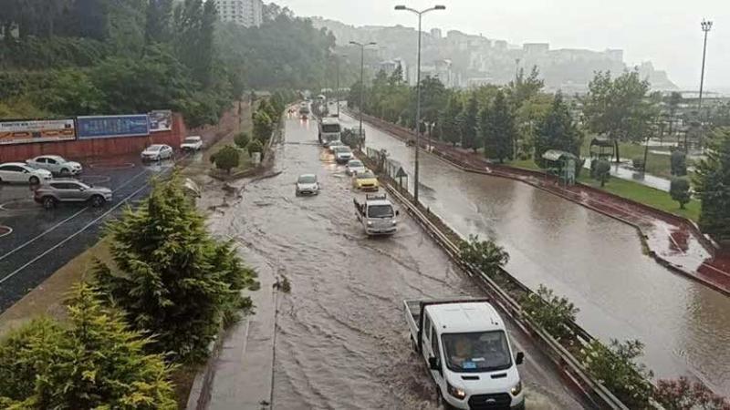 Zonguldak'ta şiddetli yağış