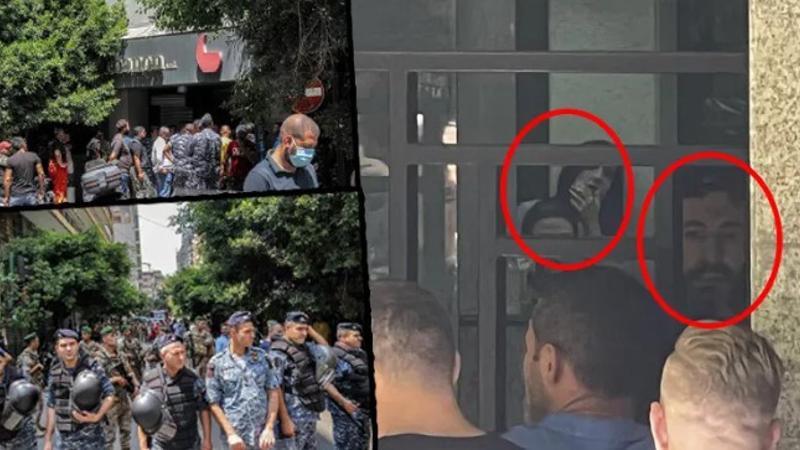 Lübnan'da bankada rehine krizi... Parasını çekemedi, içeridekileri rehin aldı