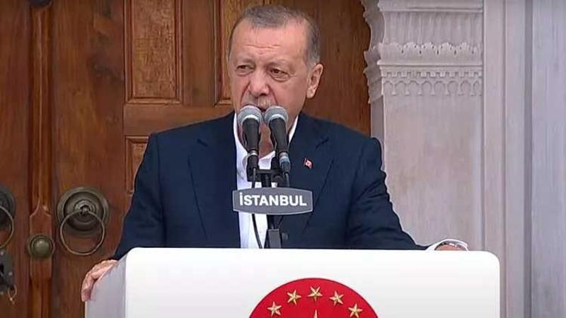 Cumhurbaşkanı Erdoğan Ayazma Camii açılışına katıldı