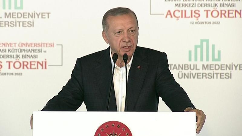 Cumhurbaşkanı Erdoğan: Ülkemizin en büyük üniversite kütüphanesini açıyoruz