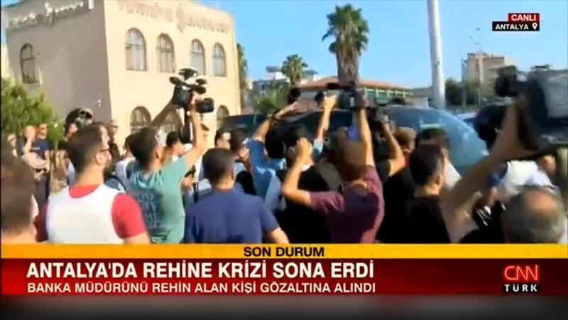 Antalya'da rehine krizi sona erdi
