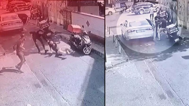 Sokak ortasında biber gazı sıkıp kaçırmaya çalıştılar
