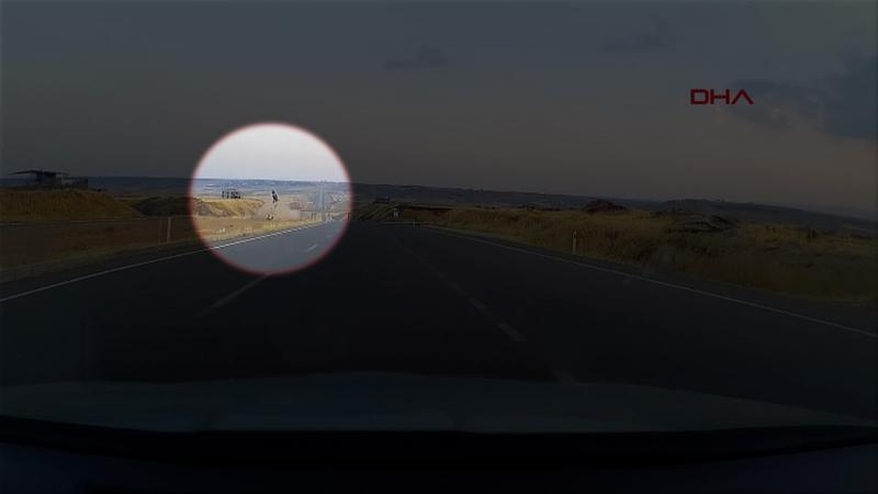 Motosiklet 14 takla atarak şarampole düştü, sürücü ağır yaralı