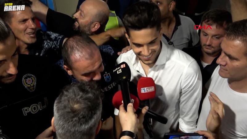 Trabzonspor'un yeni transferi Bartra'ya coşkulu karşılama