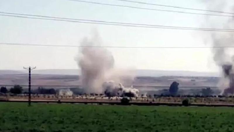 Terör örgütü PKK/YPG'den Karkamış'a havan saldırısı