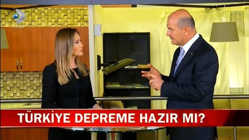 Bakan Soylu, Kanal D Ana Haber'de Deprem uyarı sistemiyle ilgili tüm ayrıntıları açıkladı