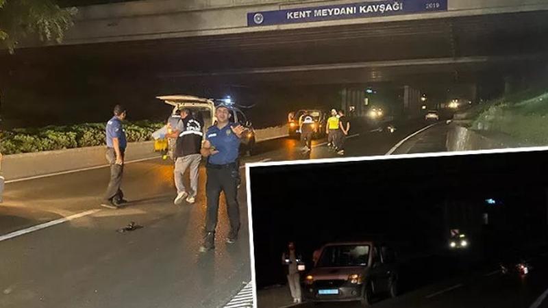 Motosikletten düştüler, yerde yardım beklerken otomobilin altında kaldılar: 2 ağır yaralı