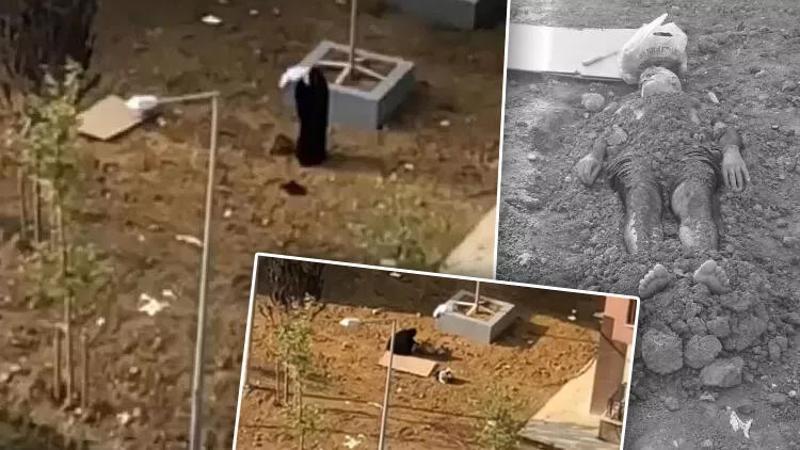 Esenler'de mahalleli ve polisi alarma geçiren ilginç görüntü