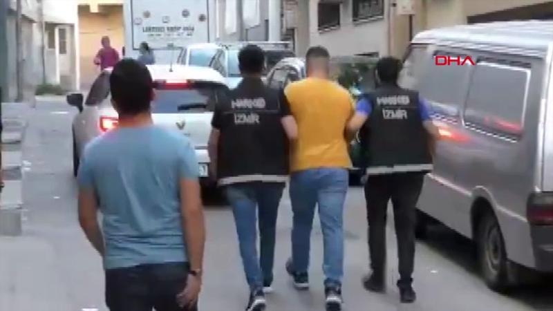 İzmir'de helikopter destekli uyuşturucu operasyonu: 29 gözaltı