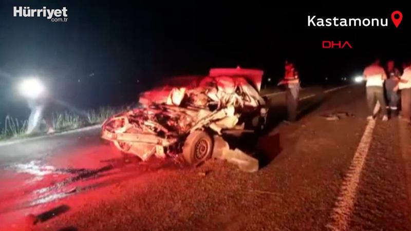 Kastamonu'da korkunç kaza: 3 ölü, 5 yaralı