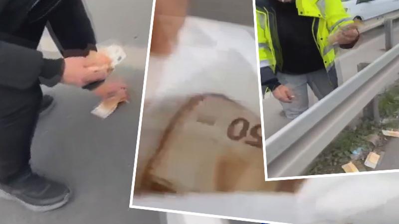 Zeytinburnu'nda kuryenin düşürdüğü 150 bin euro yola saçıldı; 85 bin euro kayıp