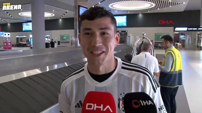 Beşiktaş'ın yeni transferi Bakhtiyor Zaynutdinov, İstanbul'a geldi