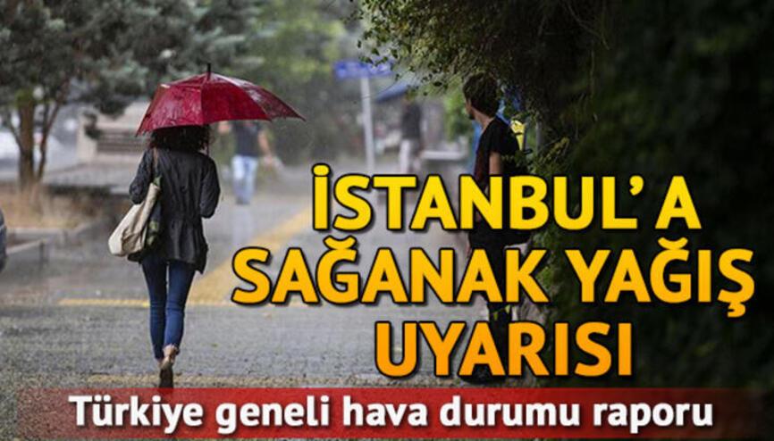 yarın istanbul da yağmur bekleniyor mu