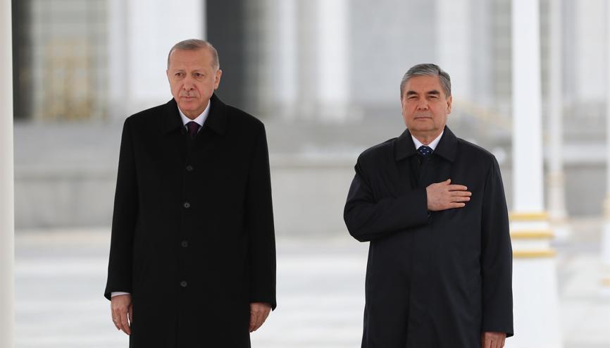 Cumhurbaşkanı Erdoğan Türkmenistanda Cumhurbaşkanı Erdoğan Türkmenistanda