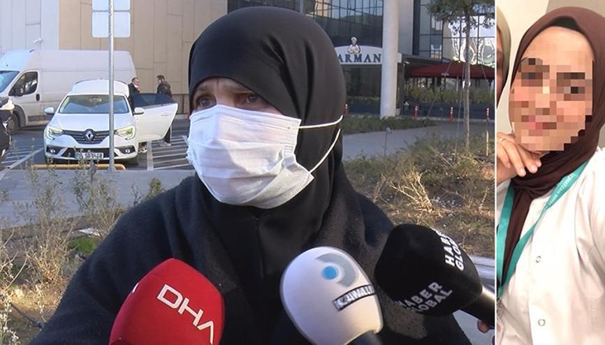 Başakşehirde darbedilen hemşirenin teyzesi: Çok acı çekmiş Başakşehirde darbedilen hemşirenin teyzesi: Çok acı çekmiş