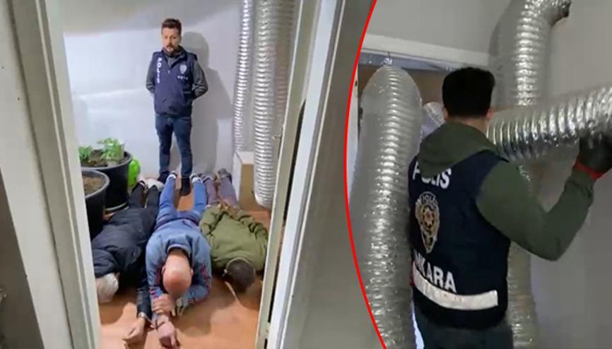 Ankarada 3 katlı villaya operasyon Böbreğini satıp, villada uyuşturucu imalathanesi kurmuş Ankarada 3 katlı villaya operasyon Böbreğini satıp, villada uyuşturucu imalathanesi kurmuş