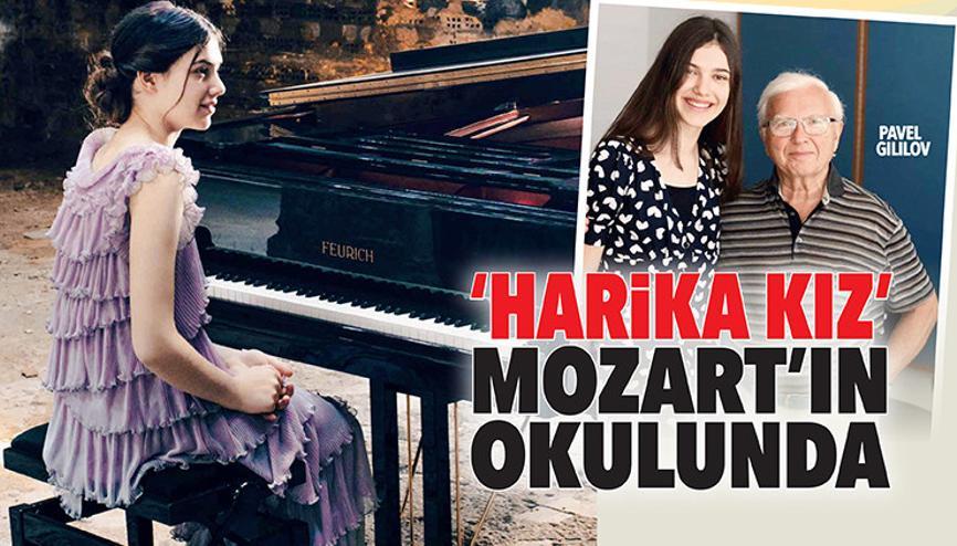 ‘Harika kız’ Mozart’ın okulunda ‘Harika kız’ Mozart’ın okulunda