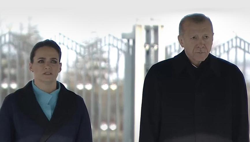 Macaristan Cumhurbaşkanı Ankarada...