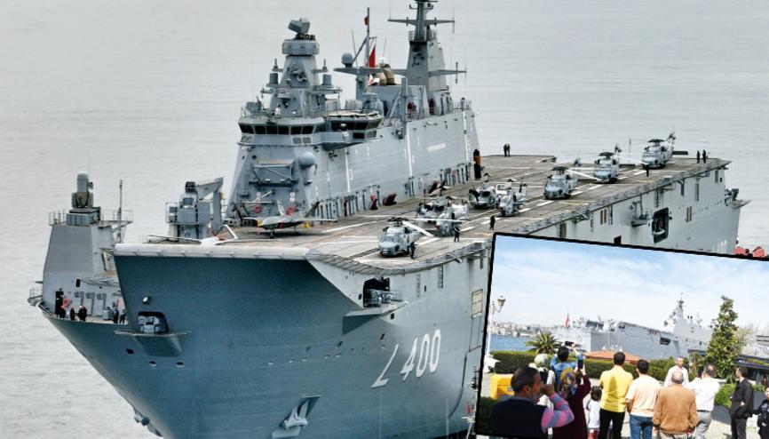 TCG Anadolu İstanbul’da ziyarete hazır TCG Anadolu İstanbul’da ziyarete hazır