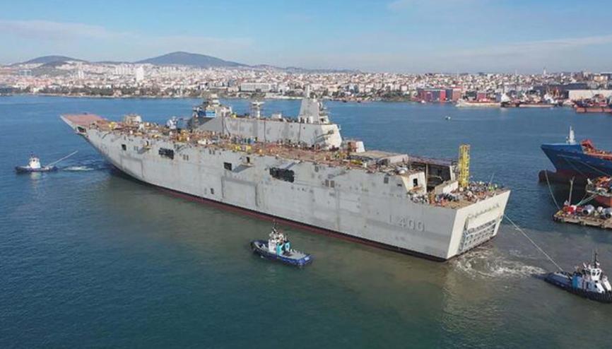 TCG Anadolu harp tarihindeki yerini aldı TCG Anadolu harp tarihindeki yerini aldı