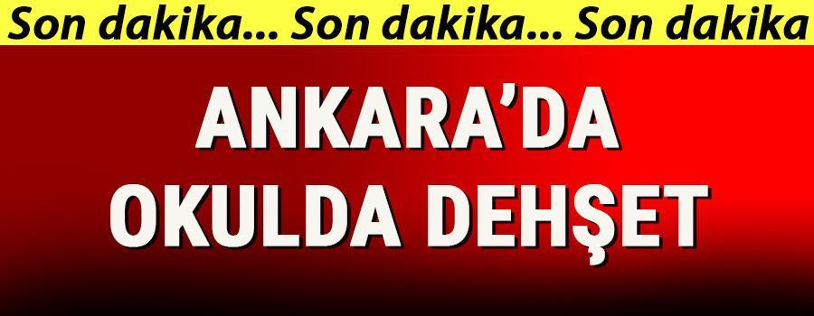 Son dakika haberler... Ankarada okulda dehşet Okul müdürünü yaraladı, intihar etmeye kalktı