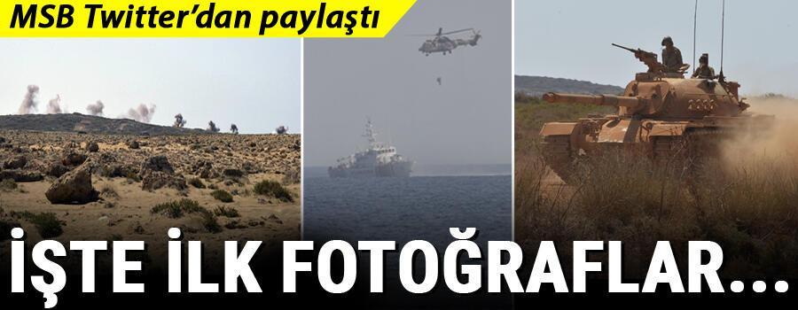Son dakika... MSB Akdeniz Fırtınası tatbikatından yeni görüntü paylaştı