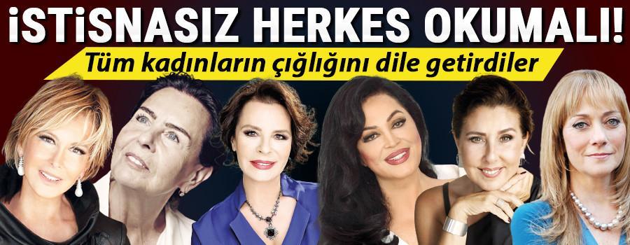 İstisnasız herkes okumalı Tüm kadınların çığlığını dile getirdiler...