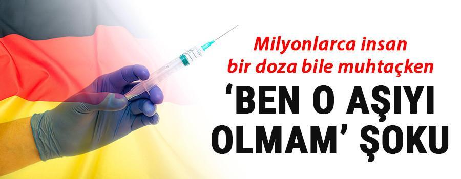 Milyonlarca insan bir doza bile muhtaç ama... Almanyada O aşıyı olmam şoku